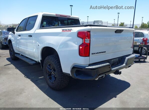 1GCPYFED6MZ203174 2021 CHEVROLET SILVERADO White Tył lewy