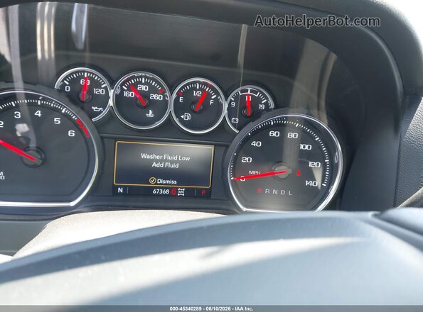1GCPYFED6MZ203174 2021 CHEVROLET SILVERADO White Widok tylnych siedzeń