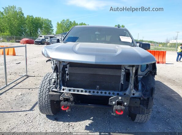 1GCPYFED8KZ354501 2019 CHEVROLET SILVERADO Gray Widok z przodu