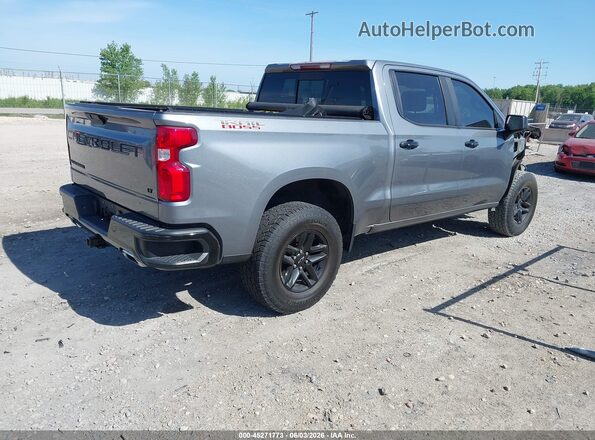 1GCPYFED8KZ354501 2019 CHEVROLET SILVERADO Gray Tył prawy