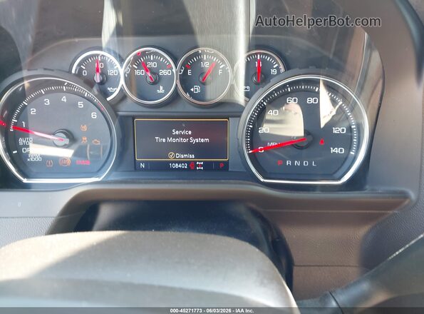 1GCPYFED8KZ354501 2019 CHEVROLET SILVERADO Gray Widok tylnych siedzeń