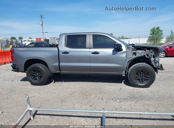 1GCPYFED8KZ354501 2019 CHEVROLET SILVERADO Gray Widok wnętrza 360 stopni