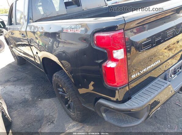1GCPYFED8MZ208490 2021 CHEVROLET SILVERADO Black Tył lewy