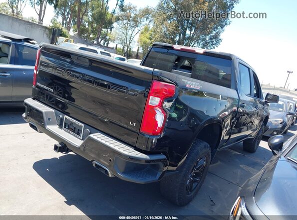1GCPYFED8MZ208490 2021 CHEVROLET SILVERADO Black Tył prawy