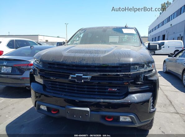 1GCPYFED8MZ208490 2021 CHEVROLET SILVERADO Black Widok zestawu wskaźników