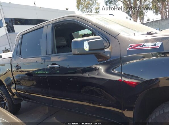 1GCPYFED8MZ208490 2021 CHEVROLET SILVERADO Black Widok wnętrza z tyłu
