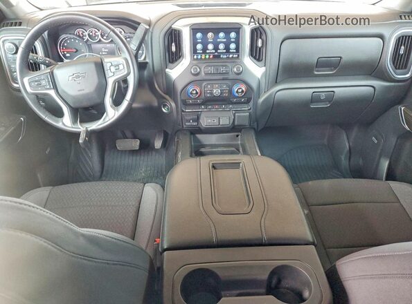 1GCPYFED9NZ178532 2022 CHEVROLET SILVERADO White Widok deski rozdzielczej