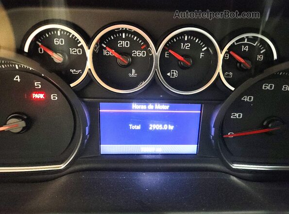 1GCPYFEL0MZ227106 2021 CHEVROLET SILVERADO Gray Vista del cuadro de instrumentos