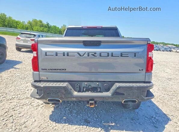 1GCPYFEL4MZ430564 2021 CHEVROLET SILVERADO Gray Widok z tyłu