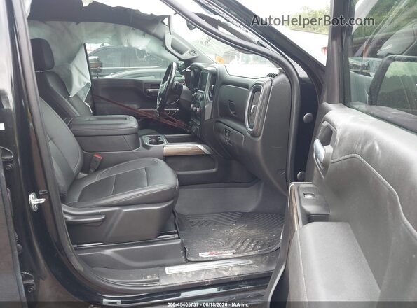 1GCPYFEL7MZ320978 2021 CHEVROLET SILVERADO Черный Вид салона спереди
