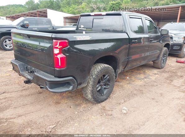 1GCPYFEL7MZ320978 2021 CHEVROLET SILVERADO Черный Задняя правая четверть