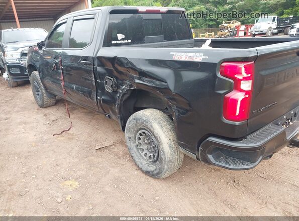 1GCPYFEL7MZ320978 2021 CHEVROLET SILVERADO Черный Задняя левая четверть