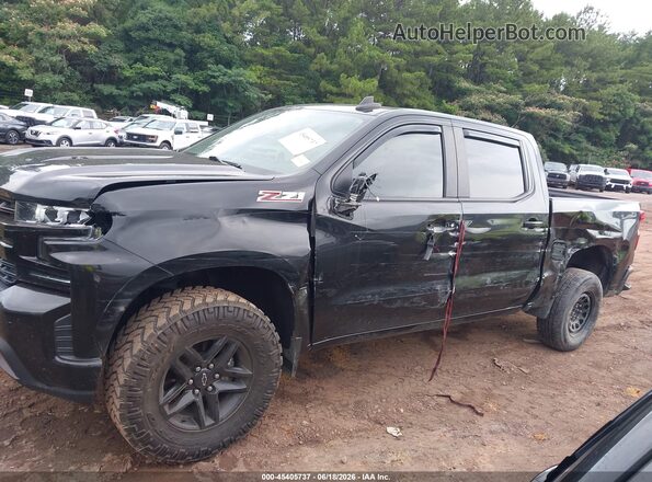 1GCPYFEL7MZ320978 2021 CHEVROLET SILVERADO Черный Вид спереди