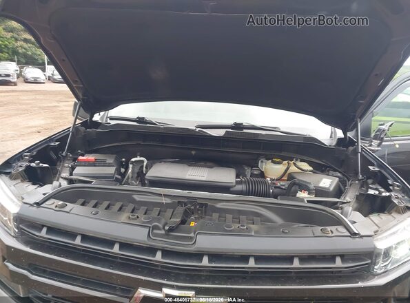 1GCPYFEL7MZ320978 2021 CHEVROLET SILVERADO Черный Вид сзади