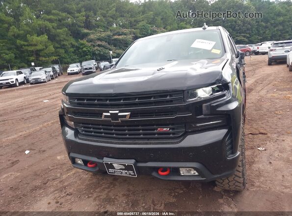 1GCPYFEL7MZ320978 2021 CHEVROLET SILVERADO Черный Вид щитка приборов