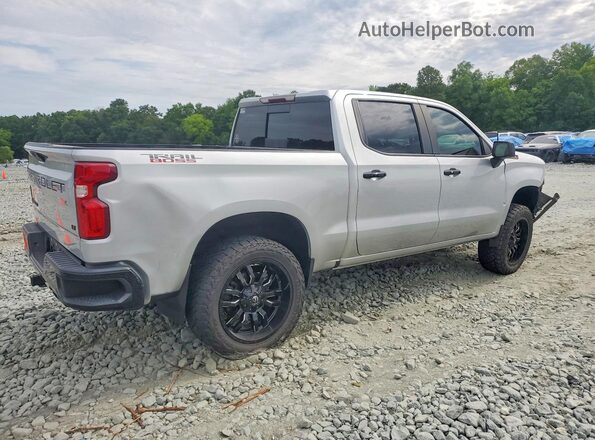 1GCPYFEL9LZ346870 2020 CHEVROLET SILVERADO Silver Trasero derecho
