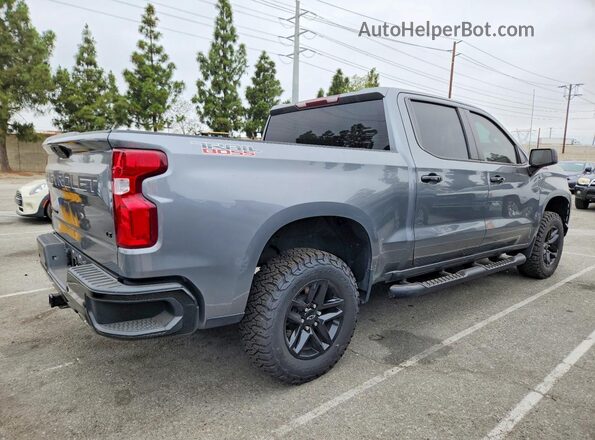 1GCPYFEL9MZ286252 2021 CHEVROLET SILVERADO Gray Trasero derecho