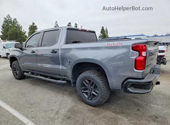 1GCPYFEL9MZ286252 2021 CHEVROLET SILVERADO Gray Trasero izquierdo