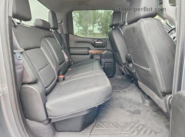1GCPYFEL9MZ286252 2021 CHEVROLET SILVERADO Gray Vista de los asientos traseros