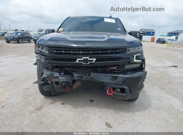 1GCPYFEL9MZ362231 2021 CHEVROLET SILVERADO Черный Вид спереди