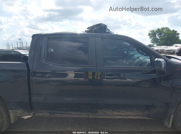1GCPYFELXLZ298067 2020 CHEVROLET SILVERADO Black Widok wnętrza z tyłu