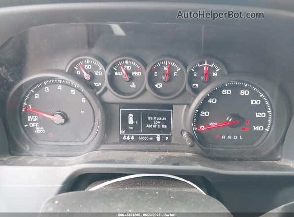 1GCRABEK6RZ352003 2024 CHEVROLET SILVERADO Gray Widok tylnych siedzeń
