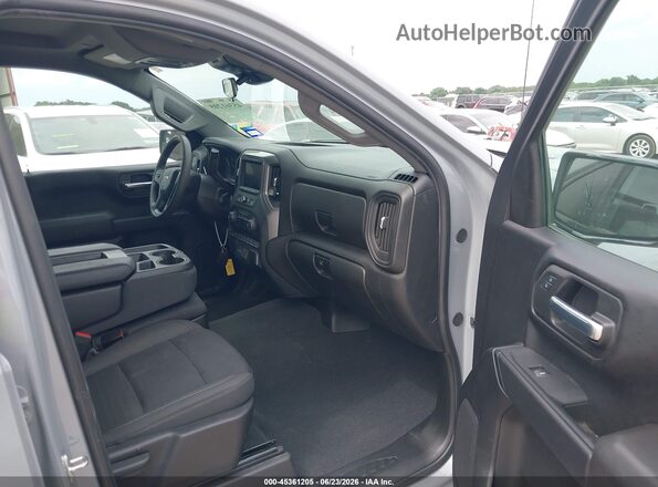 1GCRABEK6RZ352003 2024 CHEVROLET SILVERADO Gray Widok wnętrza z przodu