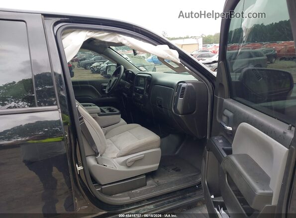 1GCRCNEC0JZ366066 2018 CHEVROLET SILVERADO Black წინა სალონის ხედი