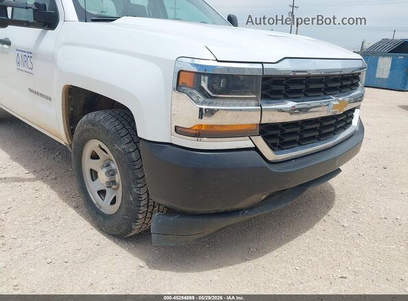 1GCRCNEC2HZ158796 2017 CHEVROLET SILVERADO White Widok wnętrza z tyłu
