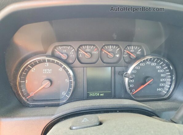 1GCRCNEC4GZ123370 2016 CHEVROLET SILVERADO White Vista del cuadro de instrumentos