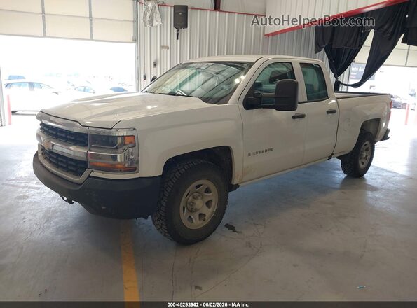 1GCRCNEC6HZ154329 2017 CHEVROLET SILVERADO Белый Передняя левая четверть