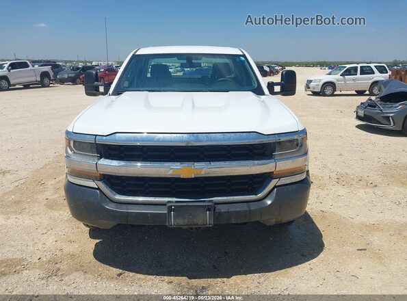 1GCRCNEC8HZ158947 2017 CHEVROLET SILVERADO White Widok zestawu wskaźników