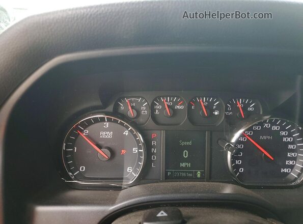1GCRCNEC8JZ131060 2018 CHEVROLET SILVERADO White Вид щитка приладів