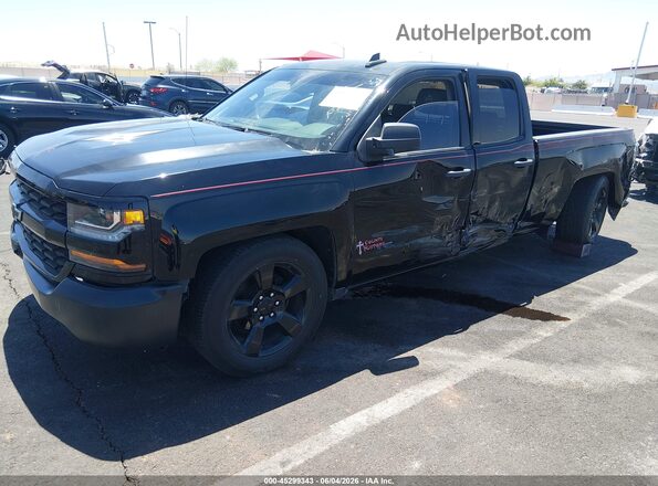 1GCRCNEH2HZ316646 2017 CHEVROLET SILVERADO Black Առջևի ձախ երեք քառորդ տեսարան