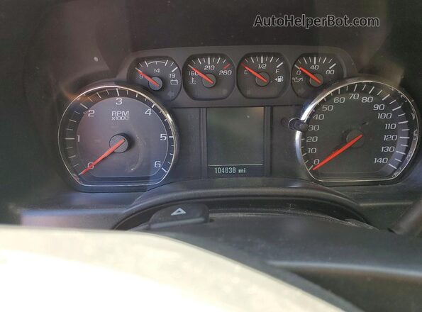 1GCRCNEH4JZ308361 2018 CHEVROLET SILVERADO White Vista del cuadro de instrumentos