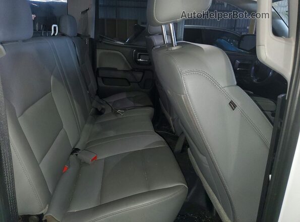 1GCRCNEH5JZ320356 2018 CHEVROLET SILVERADO Белый Вид задних сидений