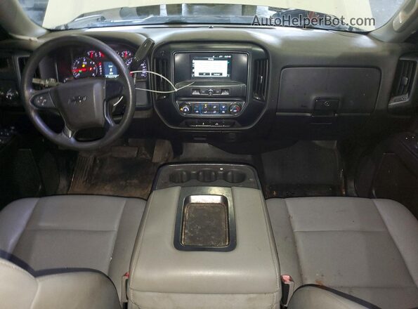 1GCRCNEH5JZ320356 2018 CHEVROLET SILVERADO Белый Вид панели приборов