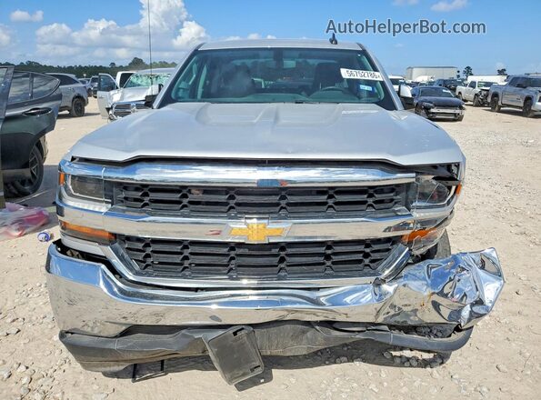 1GCRCREC2JZ127643 2018 CHEVROLET SILVERADO Silver წინა ხედი