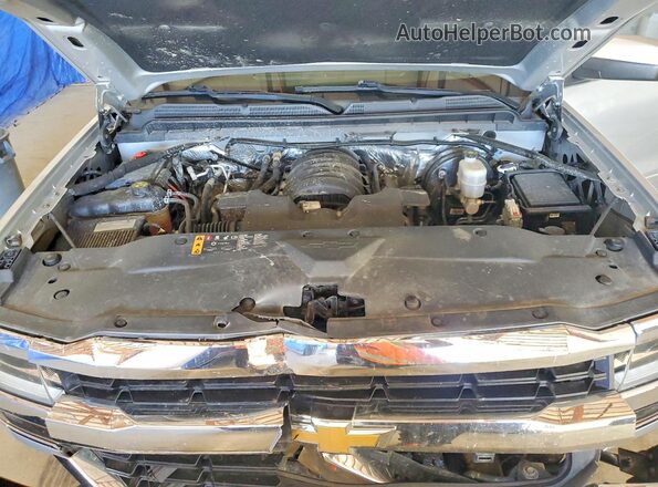 1GCRCREC5JZ166646 2018 CHEVROLET SILVERADO Silver უკანა სალონის ხედი