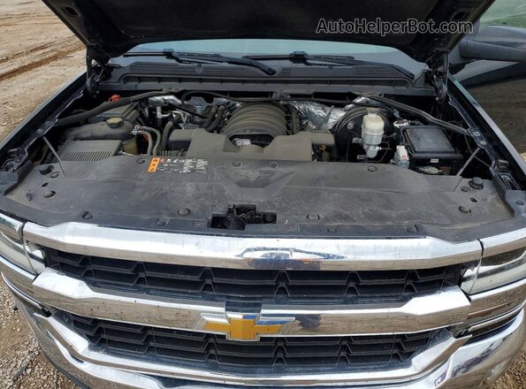 1GCRCREC7JZ264660 2018 CHEVROLET SILVERADO Black Widok wnętrza z tyłu