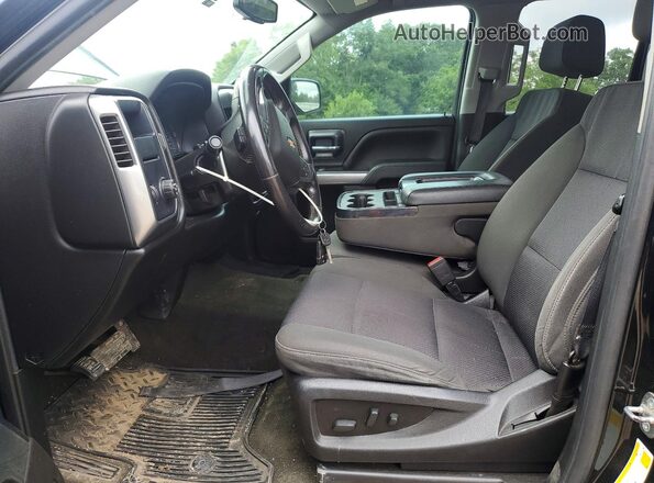 1GCRCREC7JZ264660 2018 CHEVROLET SILVERADO Black Widok wnętrza z przodu