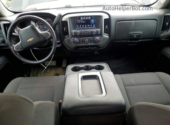 1GCRCREC7JZ264660 2018 CHEVROLET SILVERADO Black Widok deski rozdzielczej