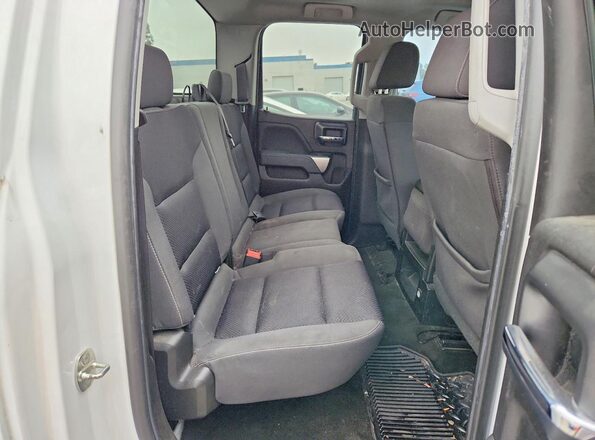 1GCRCREH4JZ311221 2018 CHEVROLET SILVERADO White უკანა სავარძლების ხედი
