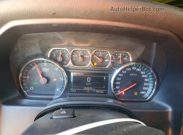 1GCRCREHXJZ122900 2018 CHEVROLET SILVERADO Black Widok zestawu wskaźników
