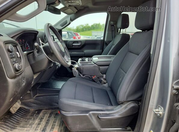 1GCRDAED6PZ192897 2023 CHEVROLET SILVERADO Gray Widok wnętrza z przodu