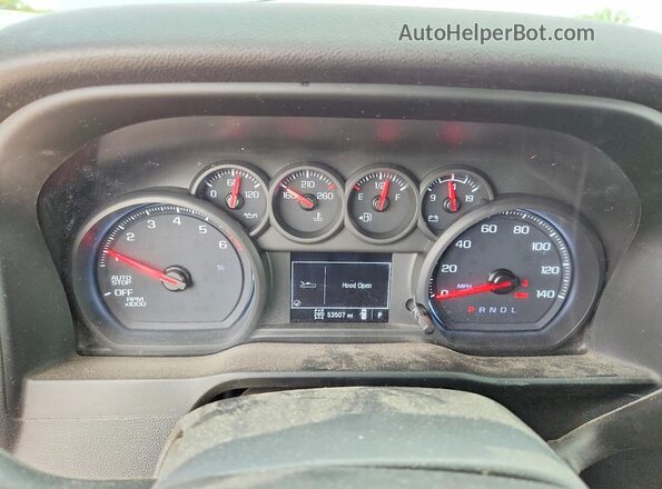 1GCRDAED6PZ192897 2023 CHEVROLET SILVERADO Gray Widok zestawu wskaźników