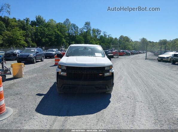 1GCRYAEF8MZ354594 2021 CHEVROLET SILVERADO White Vista del cuadro de instrumentos