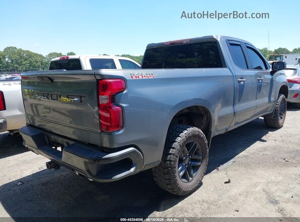 1GCRYCEF7LZ201697 2020 CHEVROLET SILVERADO Gray უკანა მარჯვენა
