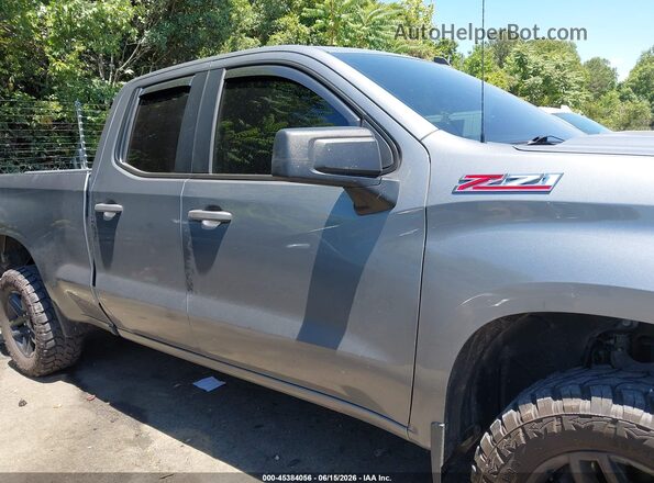 1GCRYCEF7LZ201697 2020 CHEVROLET SILVERADO Gray უკანა სალონის ხედი