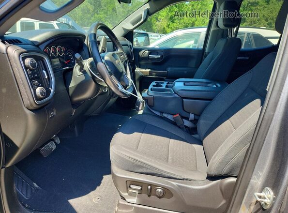 1GCRYDED0LZ376636 2020 CHEVROLET SILVERADO Серый Вид салона спереди
